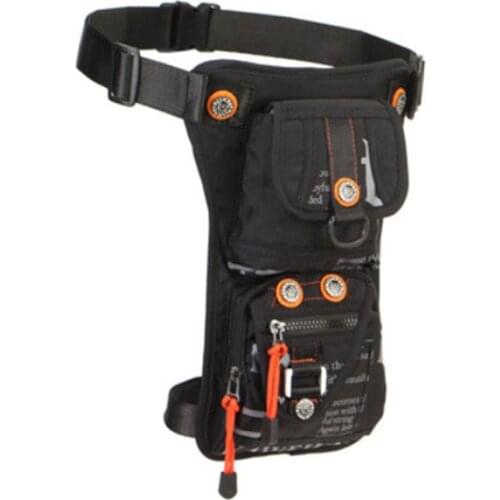 High Quality Men Nylon Leg Hip Drop Bag Thigh Messenger Shoulder Bags Casual Motorcycle Riding Belt Bum Fanny Waist Pack Assault