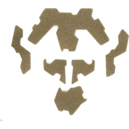 New FTHS Tactical Helmet Appearance Decoration Sticker Brown / Black TMC3591