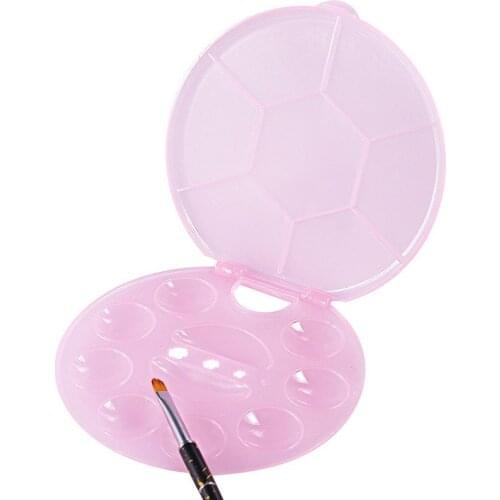 Palette Nails Art Decoration Triangle Resin Palette for Varnishes Square Template for Nail Polish