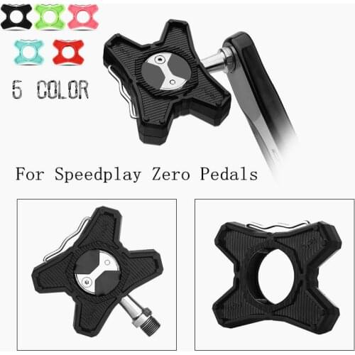 Bicycle Pair Pedals Flat Bracket Converter ABS Alloy For Speedplay Zero Pedals Adapter Cycling Road Bike Pedal Parts MTB