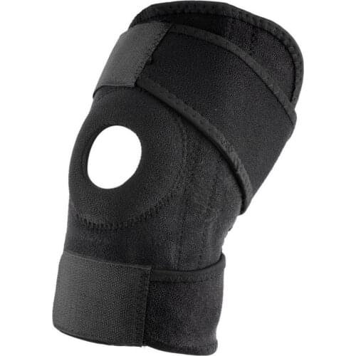 Knee Adjustable Sports Training Elastic Patella Sports Leg Support Brace Patella Knee-Pad Hole Safety Guard Strap 2 Spring Hot