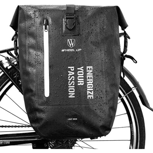 WHEEL UP 27L Multifunctional Bike Pannier Bag Waterproof Bicycle Rear Seat Bag Cycling Carrier Bag Rear Rack Bike Trunk Bag
