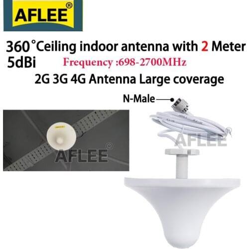 2G 3G 4G LTE Omni Antenna Celling internal Antenna For Cell Phone Signal GSM Booster 3G 4G Repeater with 0.3M/2M/3Meter Cable