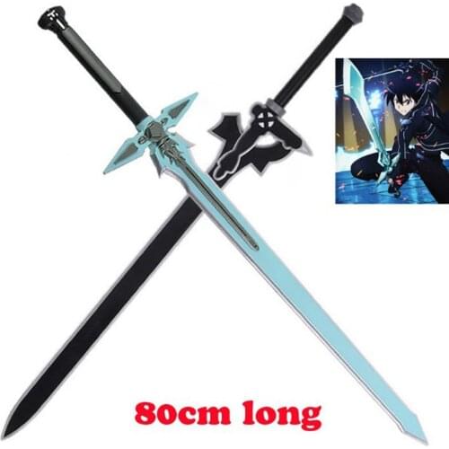 1:1 Sword Art Online Dark Repulser Kirito Kirigaya Sword Kirigaya Kazuto cosplay prop Yuuki Asuna black sword cosplay prop