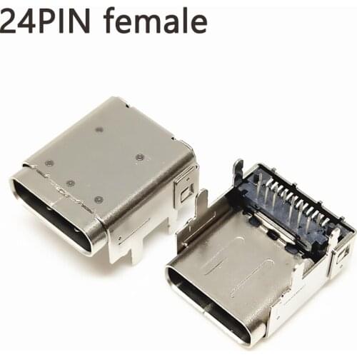 1-3pcs USB 3.1 Type-C 24pin On board female connector For Mobile Phone Charging port Charging Socket plug