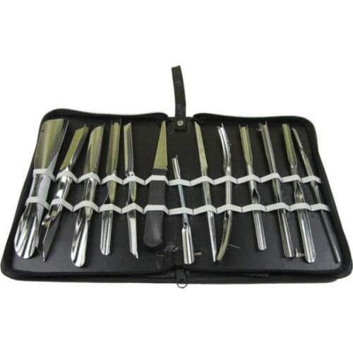13pcs/set professional chef Carving Tools Vegetable Fruit Food carve Engraving Peeling Kit knife kitchen tool set