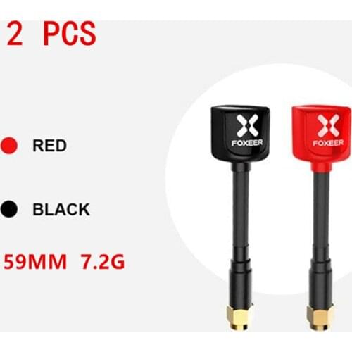 2pcs 59MM Foxeer Lollipop 5.8G 2.3Dbi TX RX RHCP FPV Antenna RP-SMA for FPV Racing Drone kit