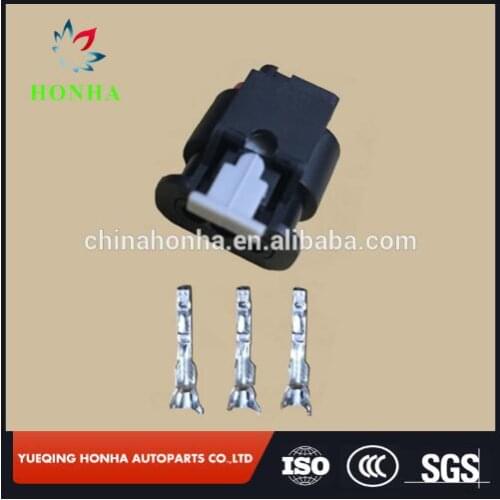 3 Way Female Connector 1.2 mm with CPA, Cod. B, Variant I 4F0 973 703 1-1718644-1 4F0973703