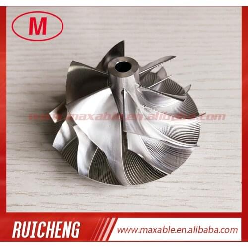 B03G 6+6 blades 46.00/61.00mm turbo billet/milling/aluminum 2618 Compressor wheel