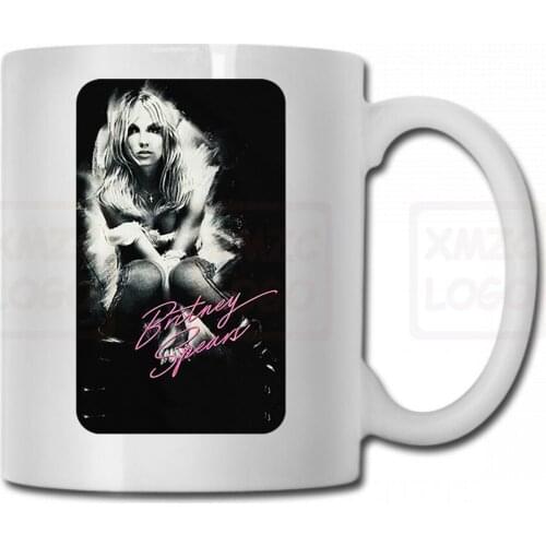 Britney Spears Mens Brushed In Mug Cup Black Women Men