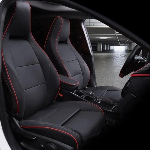 Leather Car Seat Cover 5-seat for Mercedes-Benz GLA 200 CLA 200 CLA 220 CLA 260 A 180 A 200