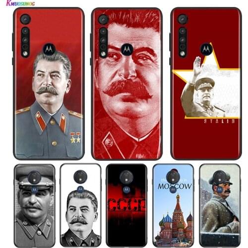 Stalin Soviet Union For Motorola G9 G8 G Stylus Power One Fusion Hyper Edge E7 E6 5G Plus Play Lite Phone Case