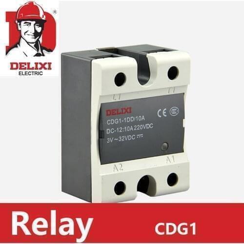 DELIXI CDG1-1AA Solid State Relay 75A Single phase AC Control AC No Contact SSR-75AA