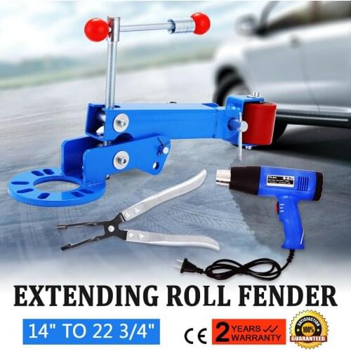 Combo Fender Roller Tool Lip Rolling Extending Extend Tools w/1500W Heat Gun
