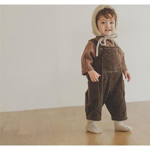 Boys Clothes Set Corduroy Autumn Winter Newborn Baby Romper Cotton Toddler Clothing Set T-shirt And Pant For Girls Boys Clothes