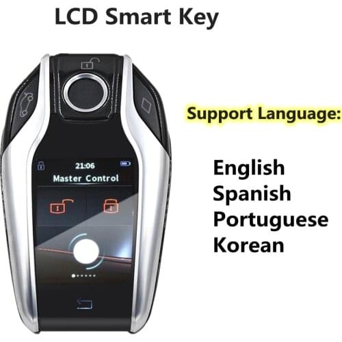 Korean 한국어 CF400 Upgrade Version Modified Universal Smart Remote Car Key LCD Screen for Toyota/Lexus/KIA/Peugeot/BMW/VW/Porsche
