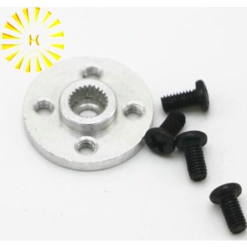 Metal Steering Gear Disc Stent 25T Servo Arm Round Type for MG995 MG996R RC Robot Car Connector
