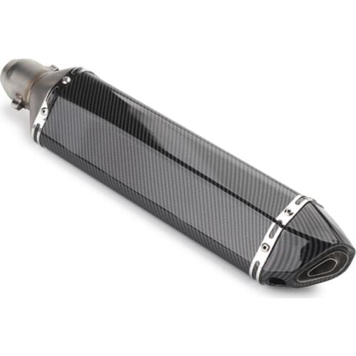 DUPANQ Motorcycle ATV Acrapovich Exhaust Muffler Pipe 470mm Long Type For DB Killer Slip on Universal TMAX530 500 CB400 CF400