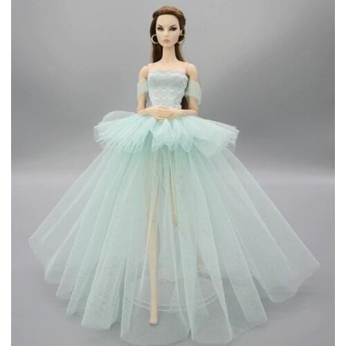 For barbie clothes 1/6 Wedding dress outfit pullip Princess black white red Doll Accessories