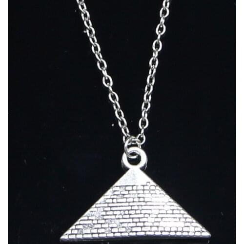 New Fashion Necklace 20x32mm Egypt pyramid Pendants Short Long Women Men Colar Gift Jewelry Choker