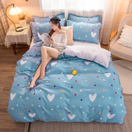 King Size Bedding Set Bed Adornment Duvet Cover 220x240 Bed Linen Euro Nordic Bed Cover 135 Pillowcase