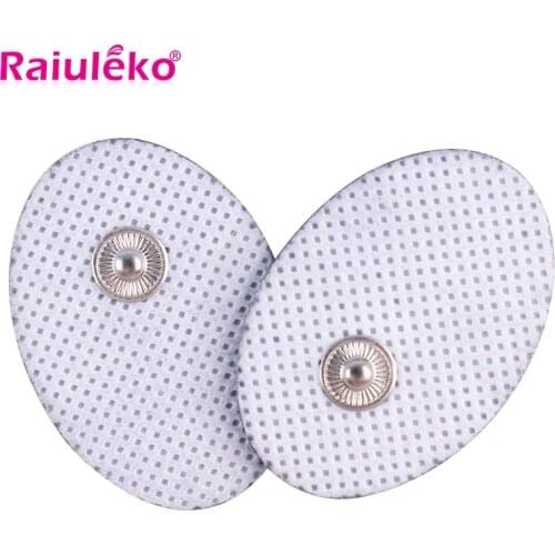 Raiuleko Protable Electrode Pads Digital For Tens Acupuncture Digital Therapy Machine Massager Pad Medium Frequency 10/20PCS