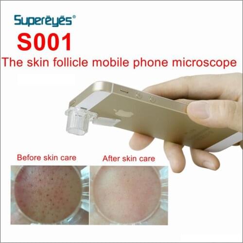 Portable Mobile Phone Digital Microscope S001 Universal Mobile Magnifier 200X Magnifying Computer Magnifiers Optical Instrument