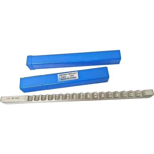 1/2 D Push-Type Keyway Broach Inch Sized HSS Cutting Tool for CNC Machine knife