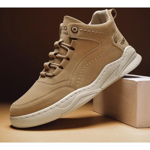 Suede Luxury Mens Winter Boots Lace Up Men Army Boots Welt Stitching Military Work Shoes Nice Button Man Casual Ankle Boots