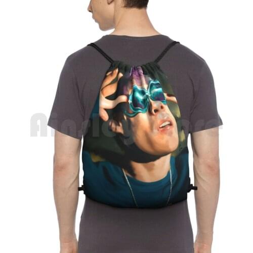 Awsten Knight Backpack Drawstring Bag Riding Climbing Gym Bag Awsten Awsten Knight Waterparks Band Bands Waterparks Warped