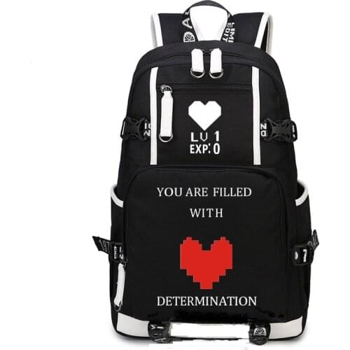 New UNDERTALE Backpack Cosplay Anime oxford Bag Schoolbag Travel Bags Big Capacity fashion backpack mochilas