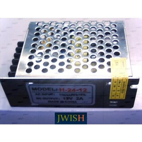 JWISH LED switching power supply H-24-12 12V 24W Dimensions : (85X58X32) mm