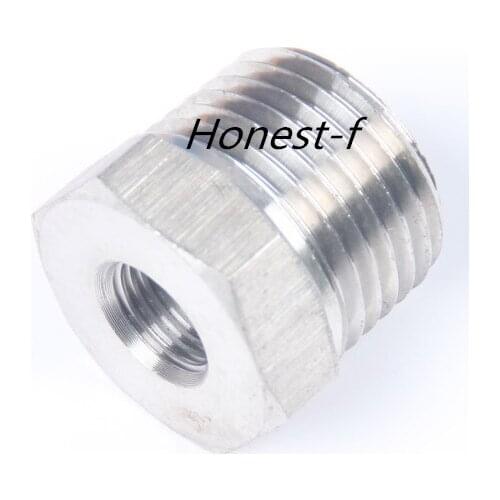 LTWFITTING Bar Production Stainless Steel 316 Pipe Hex Bushing Reducer Fittings 1/2" Male x 1/8" Female NPT Fuel Water Boat