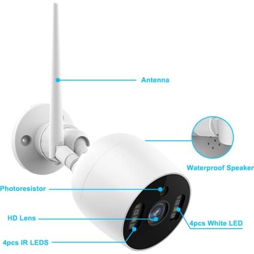 Monitor Smart Wireless Network Camera Outdoor Waterproof 1080P HD Monitor Baby Monitor with Camera