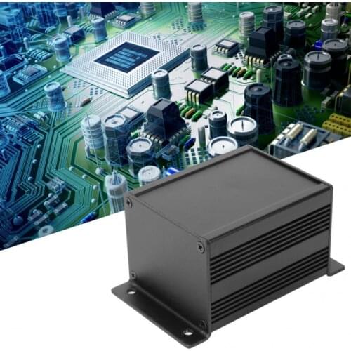 Sand Black Extruded Aluminum Enclosures waterproof PCB Instrument Electronic Project Box Case DIY junction box 40x50x60mm