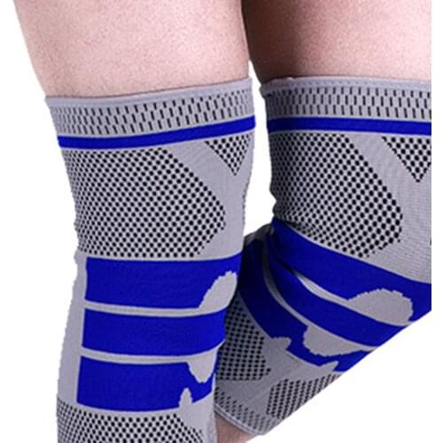 1Pc Cycling Knee Support Compression Sleeves Nylon Sport Compression Knee Pad Sleeve Running Fitness Wrap Brace Knee Pad For Men