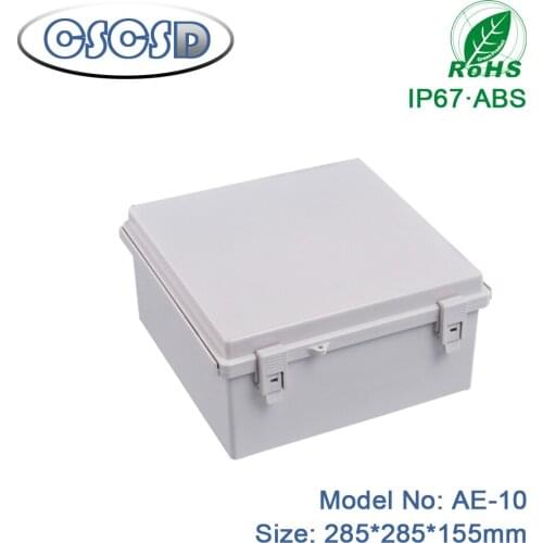 1pcs/lot 285*285*155mm pcb sheet box electrical junction box types abs welding enclosure box electrical waterproof enclosure