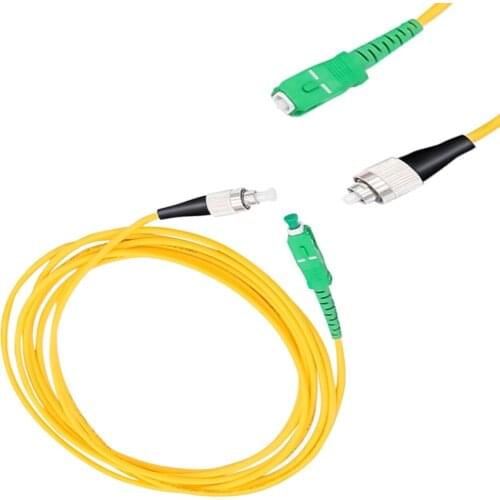 5 unids/bolsa/SC/ APC-FC/ UPC 3mm Cable de fibra óptica de modo único extensión Cable de parche,Buena echangeabilityGood durabil