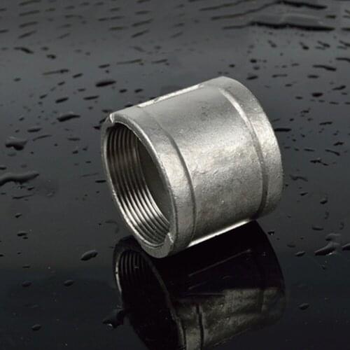 DN15 1/2" BSP Female Coupling 201/304 Stainless Steel Pipe Fittin Connector Plumbing Adapter