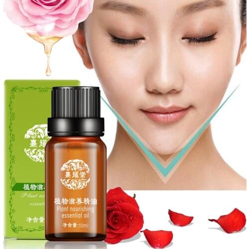 Rose Essential Oils Slimming Face Rapid Firming and Lifting Essence Anti-Aging Anti Wrinkle Moisturizing Face-lift Skin Care