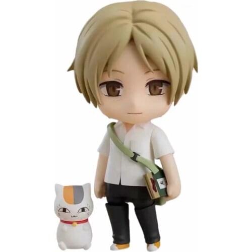 10cm Japanese Anime Natsumes Book of Friends Natsume Takashi Nyanko Sensei 1245# PVC Action Figure Toy Collectible Model