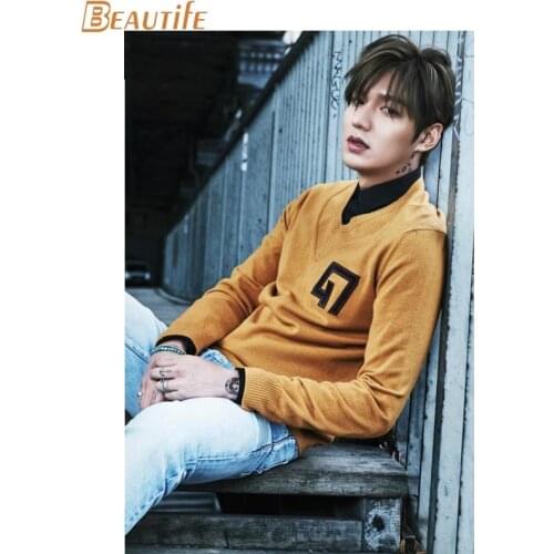 Custom Lee Minho Poster Home Decoration Fashion Silk Fabric Wall Poster Custom Poster Print More Size