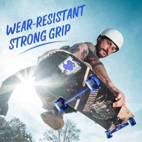 Ronyme 4x 78A ABEC-9 Skateboard Wheels Replacement High Performance Longboard PU Roller Wheels Cruiser Wheels Replacement Wheel