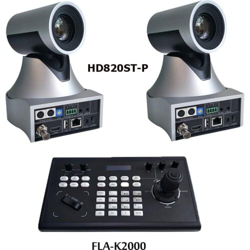 Keyboard Controller With RS232/422/RJ45 Control and 20x IP POE Video Conferencing Camera HD-SDI for Telemedicine / Broadcasting