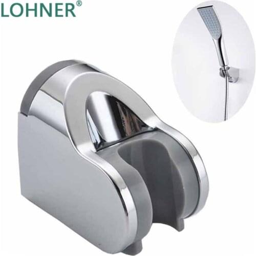 Lohner 2020 Shower Mounting Brackets Chrome Holder Adjustable Wall Mount Clamp Silver Handheld Showerhead Seat Accessories