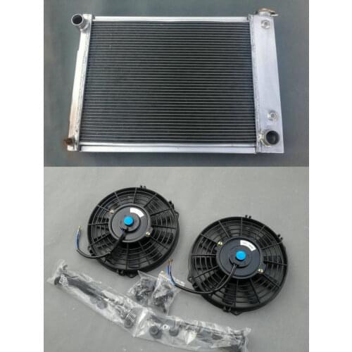 ALUMINUM RADIATOR+ FAN 1967-1969 FOR CHEVY CAMARO / Pontiac FIREBIRD T/A 5.3L-5.7L V8 1967 1968 1969