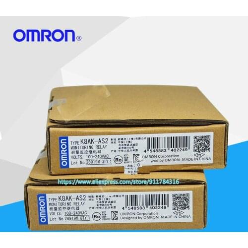 New Original Omron dragon phase sequence protection relay K8DS-PM1 K8AK-AS2 AC100-240V