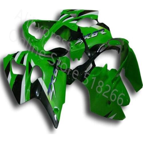 Fit motocle Fairing For KAWASAKI Ninja ZX6R 00-02 ZX-6R 2000-2002 6R 00 02 ZX 6R 2000 2002 00 01 02 green black Fairing