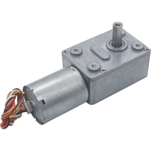 24V 6RPM-150RPM Brusheless Worm Gear DC gear Motor Adjustable BLDC Gearmotor with Encoder