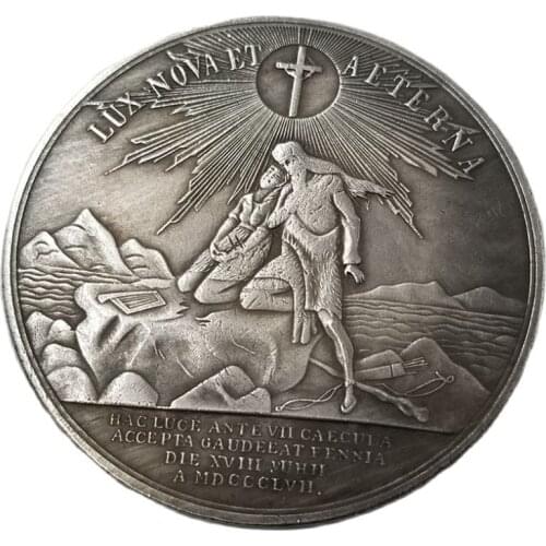 Russian Commemorative Coins Light Of Hope Cross Coin Collection Souvenirs Home Decoration Crafts Ornaments Gift